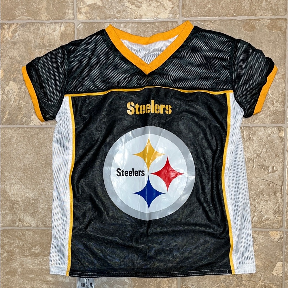 Kids Pittsburgh Steelers Flag Football reversible Jersey/Shirt